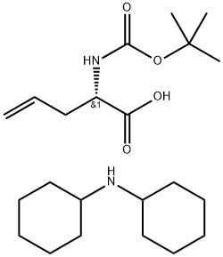 Boc-L-2-allylglycine dicyclohexylamine salt Struktur