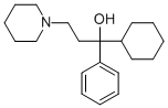 トリヘキシフェニジル 化学構造式