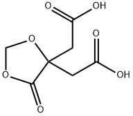 5-氧代-4,4-二乙酸基-1,3-二氧五环,144-16-1,结构式