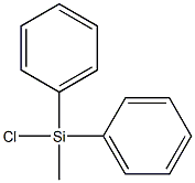 二苯基甲基氯硅烷, 144-79-6, 结构式