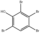 2,3,4,6-テトラブロモフェノール 化学構造式