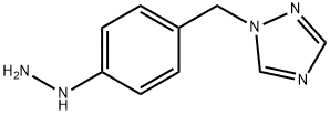 1-(4-HYDRAZINOBENZYL)-1H-1,2,4-TRIAZOLE 化学構造式