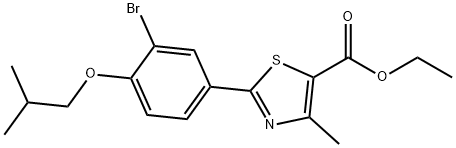 Ethyl 2-(3-bromo-4-isobutoxyphenyl)- 4-methyl-5-thiazolecarboxylate