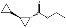 反式-[1,1'-联(环丙烷)]-2-羧酸乙酯 结构式