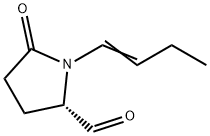2-Pyrrolidinecarboxaldehyde,1-(1-butenyl)-5-oxo-,(S)-(9CI)|
