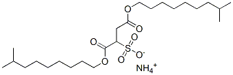 Butanedioic acid, sulfo-, 1,4-diisodecyl ester, ammonium salt Struktur