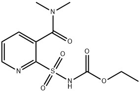 [[3-[(二甲基氨基)甲酰]-2-吡啶]磺酰]氨基甲酸乙酯,144098-17-9,结构式