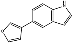 5-FURAN-3-YL-1H-INDOLE Struktur