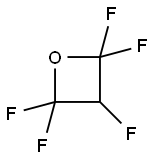 Oxetane, 2,2,3,4,4-pentafluoro- (9CI) Struktur