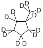 メチルシクロペンタン-D12 化学構造式