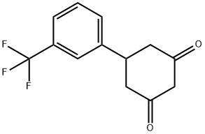 1,3-Cyclohexanedione, 5-[3-(trifluoroMethyl)phenyl]- Struktur