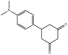 5-[4-(DIMETHYLAMINO)PHENYL]-1,3-CYCLOHEXANEDIONE Struktur