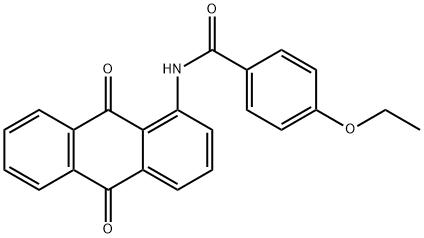 N-(9,10-dioxo-9,10-dihydro-1-anthracenyl)-4-ethoxybenzamide Structure