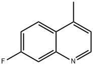 Quinoline, 7-fluoro-4-methyl- (9CI) Structure