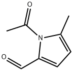 1H-Pyrrole-2-carboxaldehyde, 1-acetyl-5-methyl- (9CI) Struktur
