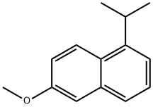 Naphthalene, 6-methoxy-1-(1-methylethyl)- (9CI) Struktur