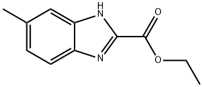 5-METHYL-1H-BENZOIMIDAZOLE-2-CARBOXYLIC ACID ETHYL ESTER 结构式