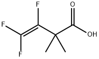 3,4,4-trifluoro-2,2-dimethyl-but-3-enoic acid 化学構造式