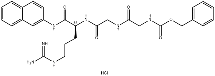 Z-GLY-GLY-ARG-BNA · HCL 化学構造式