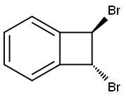 rel-(7α*,8β*)-7,8-ジブロモビシクロ[4.2.0]オクタ-1,3,5-トリエン 化学構造式