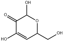 2H-Pyran-3(6H)-one, 2,4-dihydroxy-6-(hydroxymethyl)- (9CI) Struktur