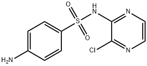 4-氨基-N-(3-氯吡嗪-2-基)苯磺酰胺 结构式