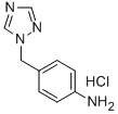 4-[1H-1,2,4-三氮唑-1-基甲基]苯胺盐酸盐,144235-64-3,结构式