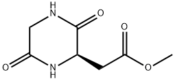 2-Piperazineaceticacid,3,6-dioxo-,methylester,(R)-(9CI) 化学構造式