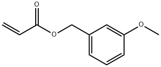 2-Propenoic acid (3-methoxyphenyl)methyl ester Struktur