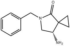 (S)-7-AMINO-5-BENZYL-4-OXO-5-AZASPIRO[2.4]HEPTANE Structure