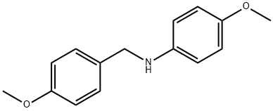 4-甲氧基-N-(4-甲氧基苄基)苯胺, 14429-14-2, 结构式