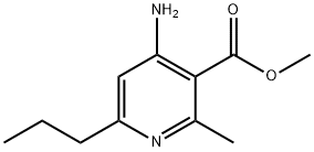 3-Pyridinecarboxylicacid,4-amino-2-methyl-6-propyl-,methylester(9CI) Structure