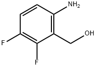 Benzenemethanol, 6-amino-2,3-difluoro- (9CI) Structure