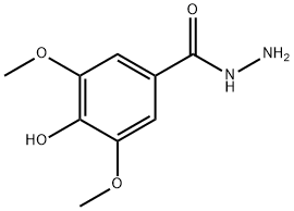4-ヒドロキシ-3,5-ジメトキシ安息香酸ヒドラジド 化学構造式