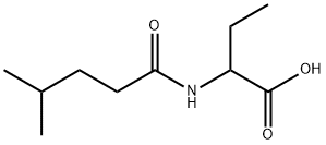 Butanoic  acid,  2-[(4-methyl-1-oxopentyl)amino]- Structure