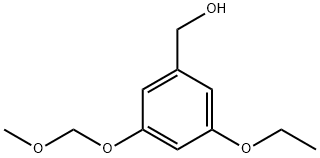 Benzenemethanol, 3-ethoxy-5-(methoxymethoxy)- (9CI) Structure