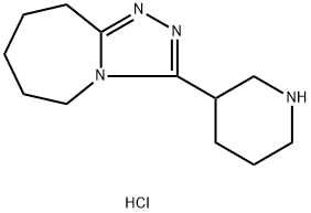 1443423-29-7 3-ピペリジン-3-イル-6,7,8,9-テトラヒドロ-5H-[1,2,4]トリアゾロ[4,3-A]アゼピン二塩酸塩