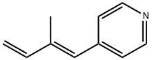 Pyridine, 4-(2-methyl-1,3-butadienyl)-, (E)- (9CI) 结构式