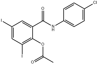 氯碘沙尼, 14437-41-3, 结构式
