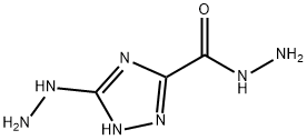 1H-1,2,4-Triazole-3-carboxylic  acid,  5-hydrazino-,  hydrazide  (9CI) Struktur