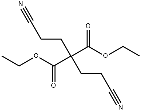DIETHYL BIS(2-CYANOETHYL)MALONATE Struktur