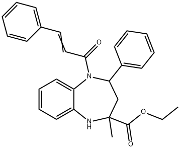 144401-01-4 ethyl 5-methyl-3-phenyl-2-[(E)-3-phenylprop-2-enoyl]-2,6-diazabicyclo[ 5.4.0]undeca-7,9,11-triene-5-carboxylate