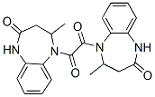 1,2-bis(3-methyl-5-oxo-2,6-diazabicyclo[5.4.0]undeca-7,9,11-trien-2-yl )ethane-1,2-dione Struktur