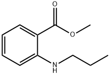 Benzoic acid, 2-(propylamino)-, methyl ester (9CI) Struktur