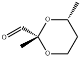 1,3-Dioxane-2-carboxaldehyde, 2,4-dimethyl-, (2S-cis)- (9CI) Struktur