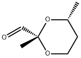 1,3-Dioxane-2-carboxaldehyde, 2,4-dimethyl-, (2S-cis)- (9CI) 化学構造式