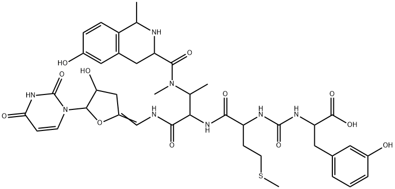 ナプサマイシンB 化学構造式
