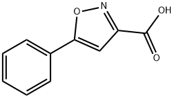 5-フェニルイソオキサゾール-3-カルボン酸 化学構造式