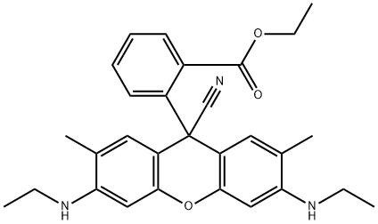 RHODAMINE 6G LEUCONITRILE Structure