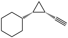 Cyclohexane, (2-ethynylcyclopropyl)-, cis- (9CI) Structure